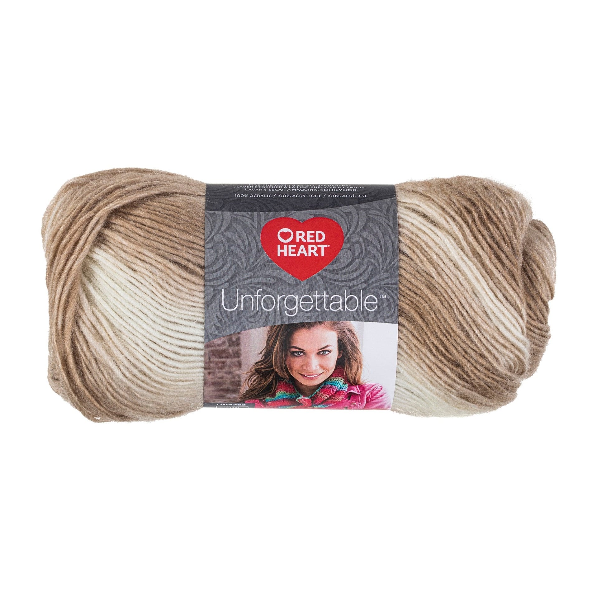 Red Heart Unforgettable Yarn Cappuccino