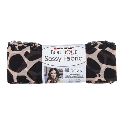 Red Heart Boutique Sassy Fabric Yarn - Clearance shades Fabric Giraffe