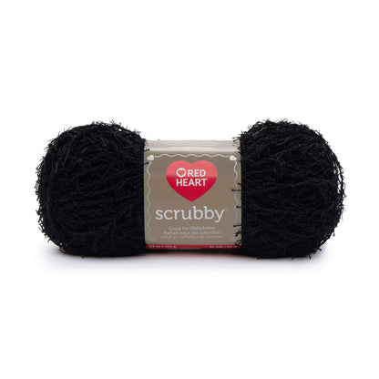 Red Heart Scrubby Yarn - Discontinued Shades Black