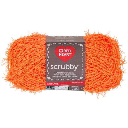 Red Heart Scrubby Yarn - Discontinued shades Orange