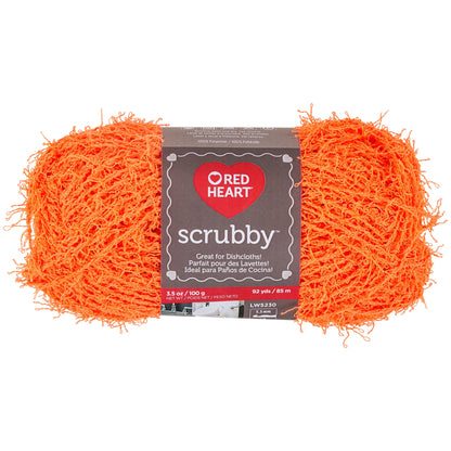 Red Heart Scrubby Yarn - Discontinued Shades Orange