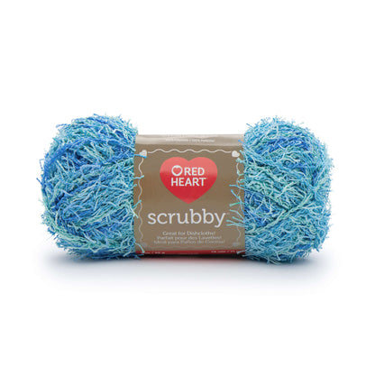 Red Heart Scrubby Yarn - Discontinued Shades Tide