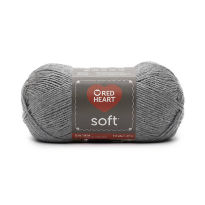 Red Heart Soft Yarn (283g/10oz) - Clearance shades Gray Heather