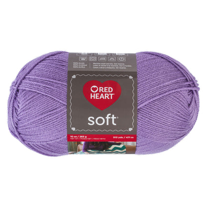 Red Heart Soft Yarn (283g/10oz) - Clearance shades Lilac