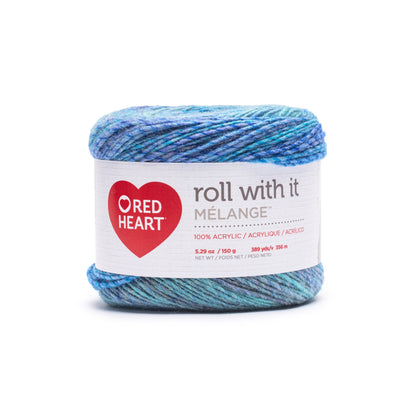 Red Heart Roll With It Melange Yarn Vivianite