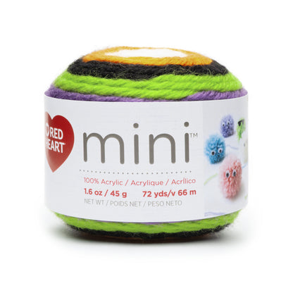 Red Heart Mini Yarn - Clearance shades Monster