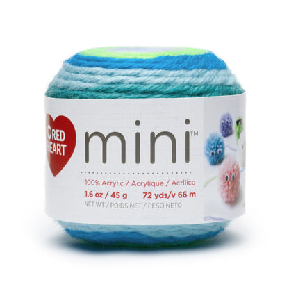 Red Heart Mini Yarn - Clearance shades Seaweed