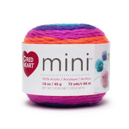 Red Heart Mini Yarn - Clearance shades Party Mix