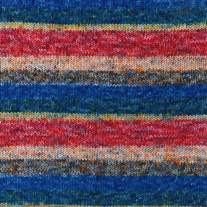 Red Heart Super Saver Bitty Stripes Yarn Sunset Beach