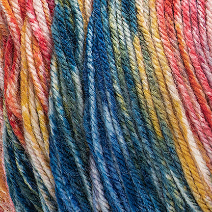 Red Heart Super Saver Bitty Stripes Yarn - Discontinued shades Sunset Beach
