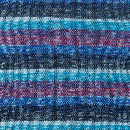 Red Heart Super Saver Bitty Stripes Yarn Galaxy