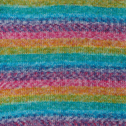 Red Heart Super Saver Bitty Stripes Yarn Unicorn Mane