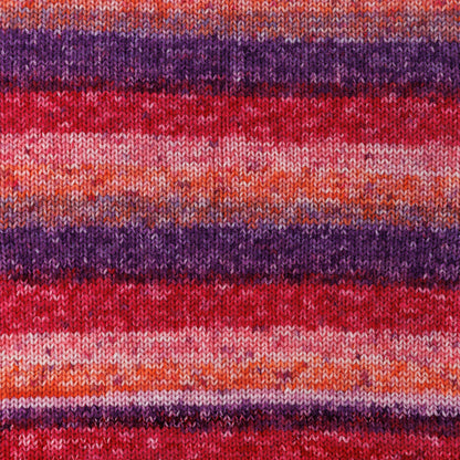 Red Heart Super Saver Bitty Stripes Yarn Very Berry