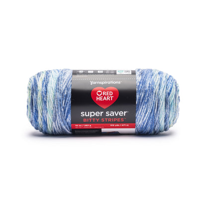 Red Heart Super Saver Bitty Stripes Yarn Dawn