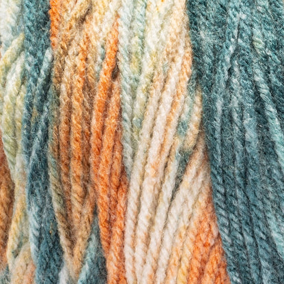 Red Heart Super Saver Bitty Stripes Yarn Coral Reef