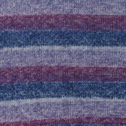 Red Heart Super Saver Bitty Stripes Yarn Indigo