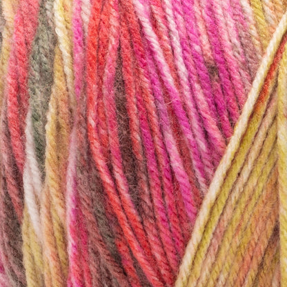 Red Heart Super Saver Bitty Stripes Yarn Strawberry Matcha