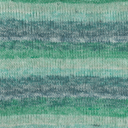Red Heart Super Saver Bitty Stripes Yarn Minty Fresh