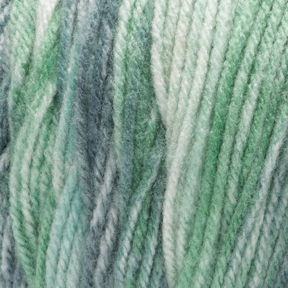 Red Heart Super Saver Bitty Stripes Yarn Minty Fresh