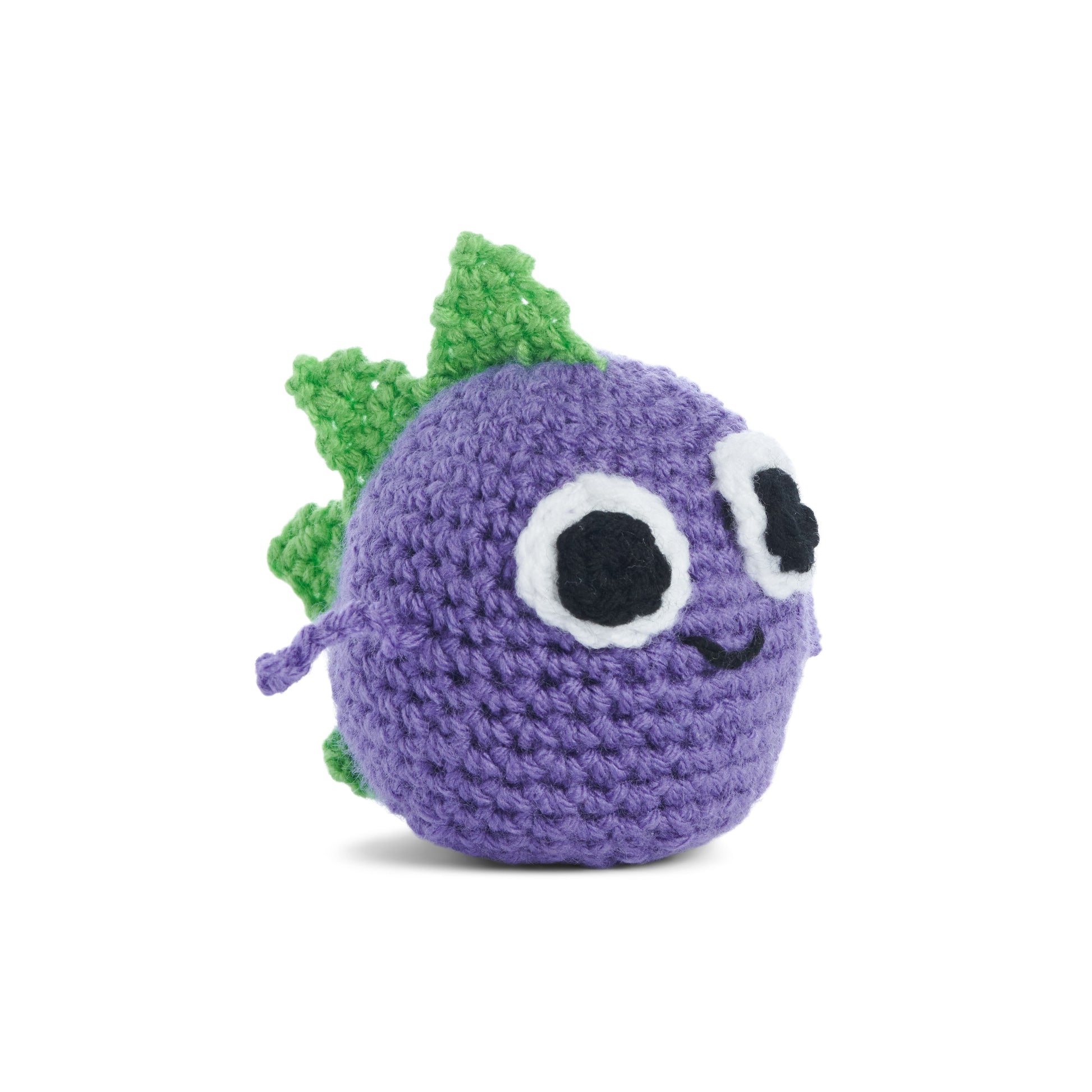 Crochet Spike Stuffed Animal with Heart