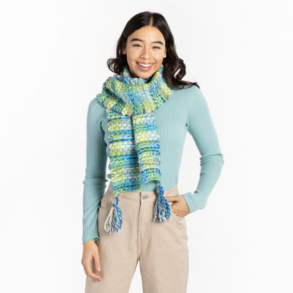 Bernat Quickweave Scarf Weaving Kit (140g/4.9oz) Aqua Twist