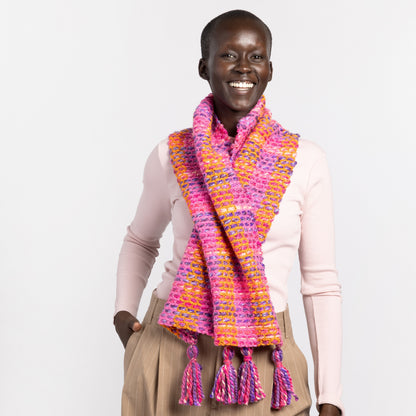 Bernat Quickweave Scarf Weaving Kit (140g/4.9oz) Citrus Twist