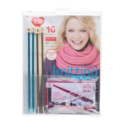 Red Heart My Knitting Teacher Learn to Knit Kit Red Heart My Knitting Teacher Learn to Knit Kit