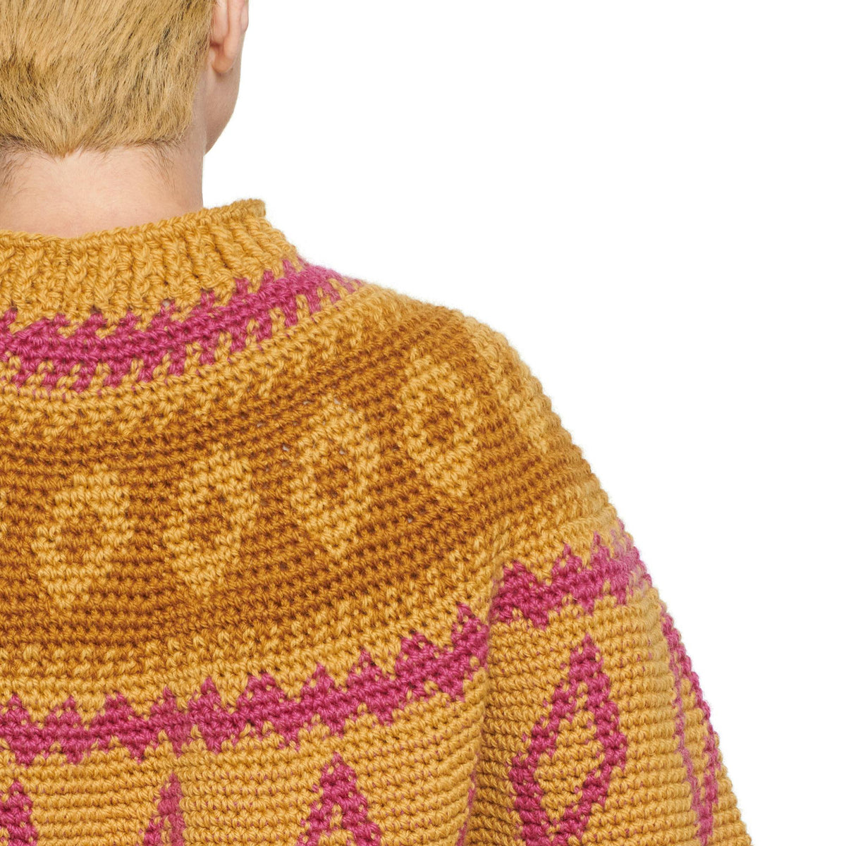 Crochet Swoncho made in Patons Classic Wool Yarn