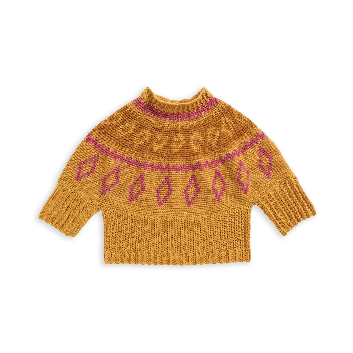 Crochet Swoncho made in Patons Classic Wool Yarn