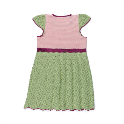 Patons Crochet Color Block Babydoll Dress Patons Crochet Color Block Babydoll Dress