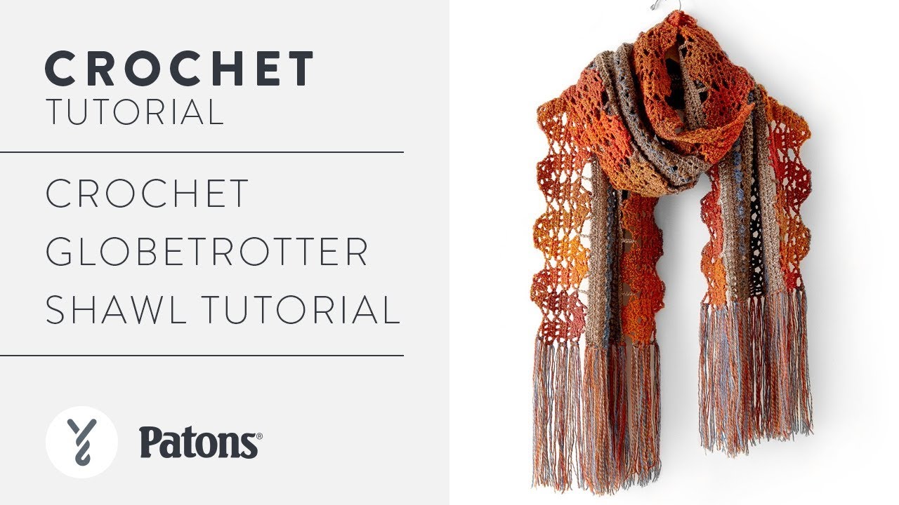 Patons Globetrotter Shawl Crochet