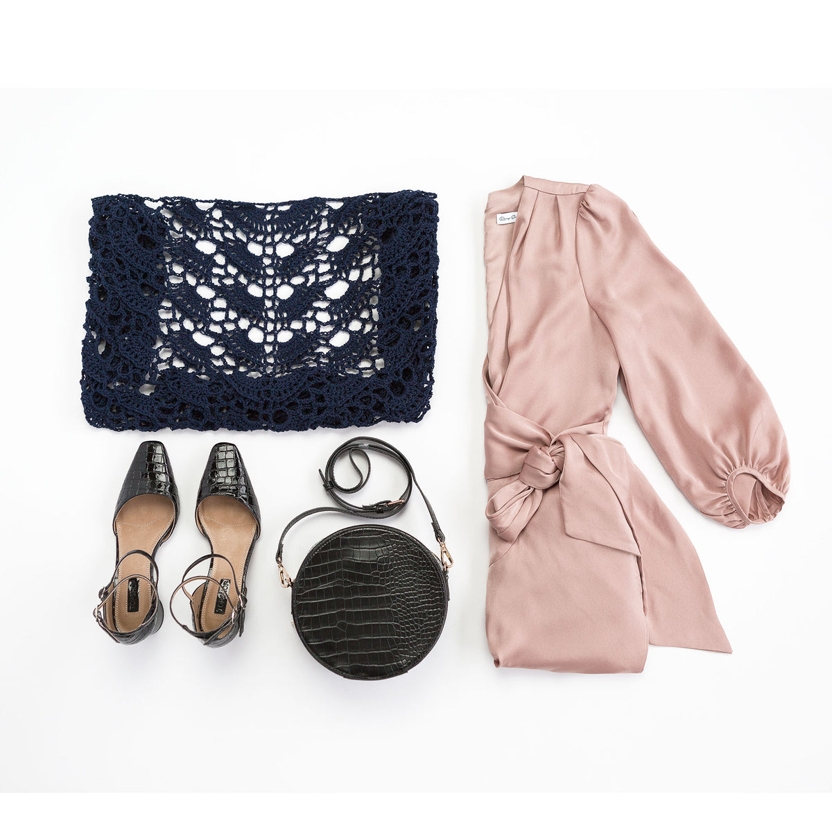 Crochet Shawl made in Patons Grace Yarn, All Variants.