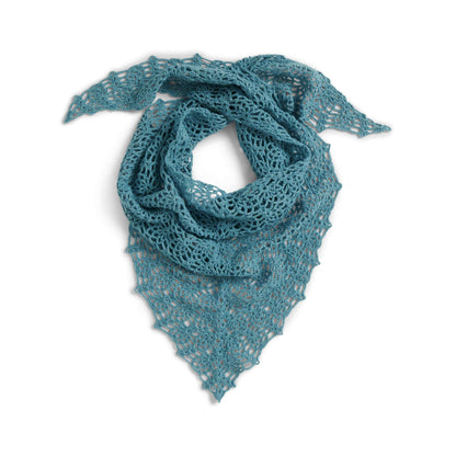 Patons Crochet Lace Pineapple Shawl Crochet  made in Patons Kroy Socks yarn