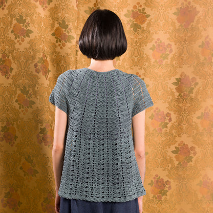 Patons Crochet Cap Sleeve Cardigan Citadel