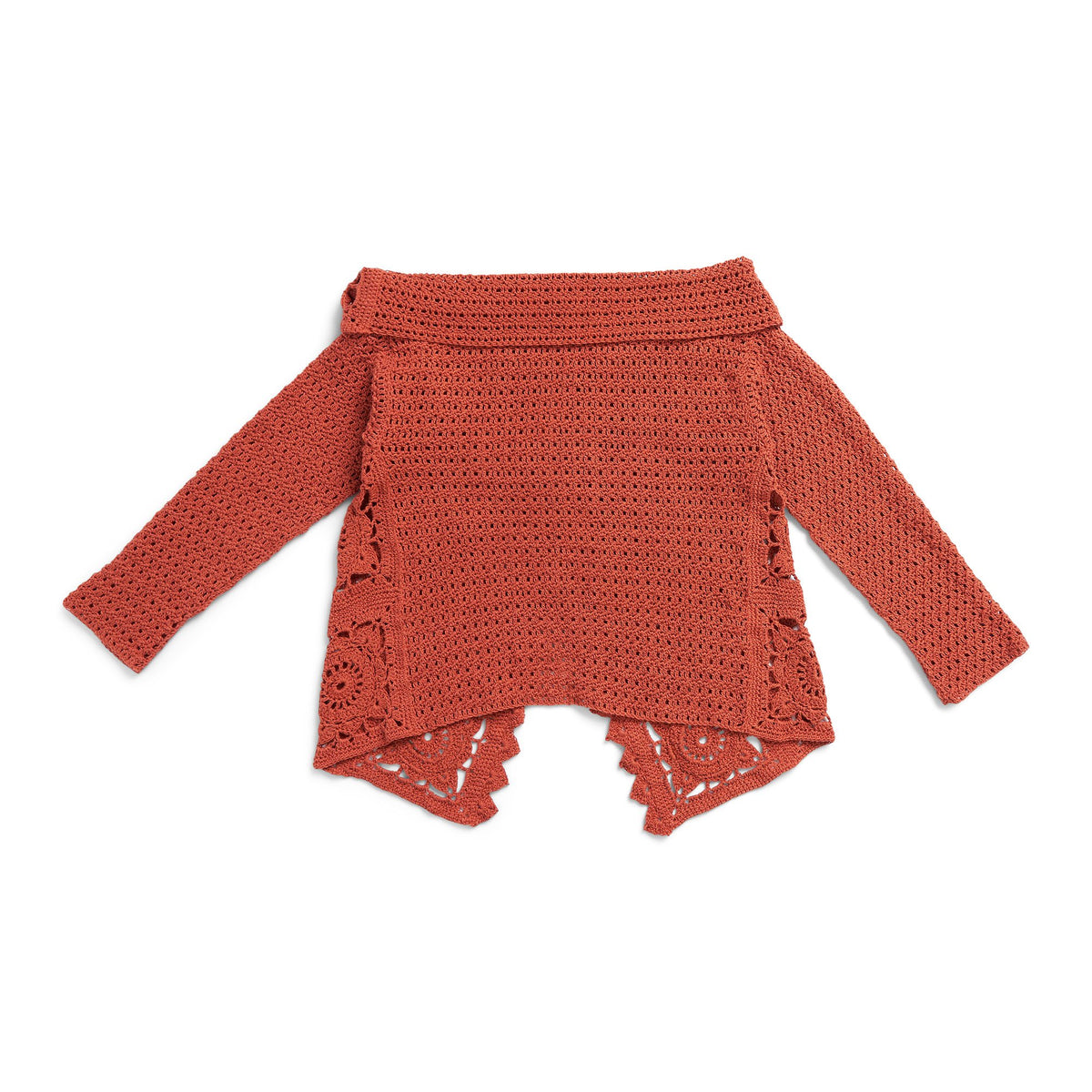 Crochet Cardigan made in Patons Linen Yarn