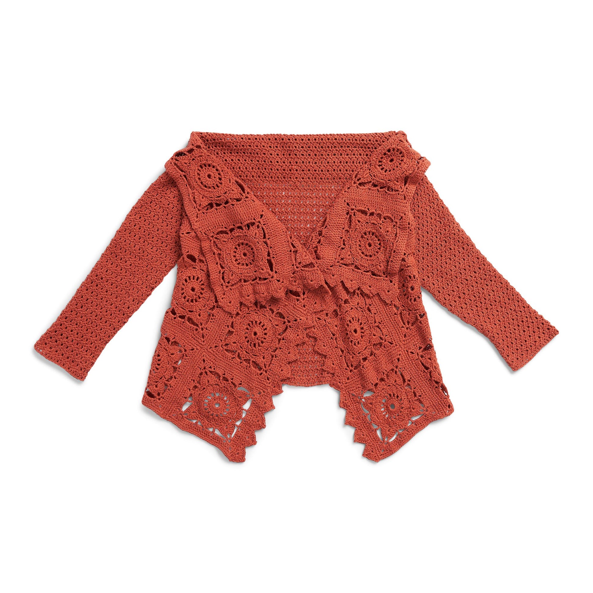 Free Patons Willowdale Crochet Cardigan Pattern