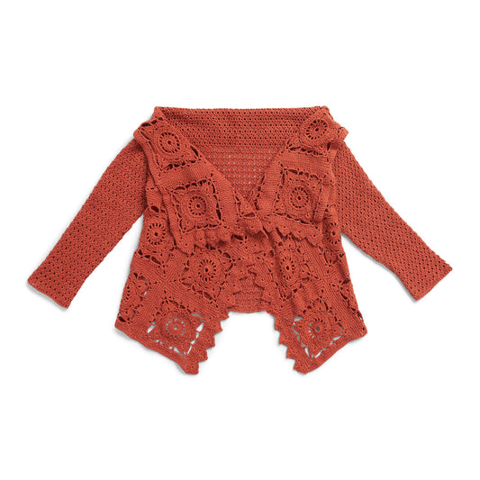Crochet Cardigan made in Patons Linen Yarn