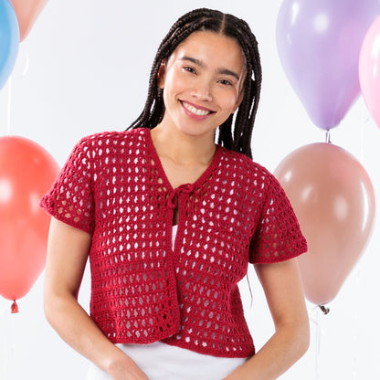 Patons Crochet Mesh Beachside Cardigan Patons Crochet Mesh Beachside Cardigan