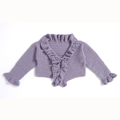 Patons For the Frill of It Crochet Cardigan Patons For the Frill of It Crochet Cardigan