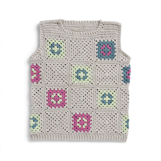 Patons Crochet Granny Patchwork Vest