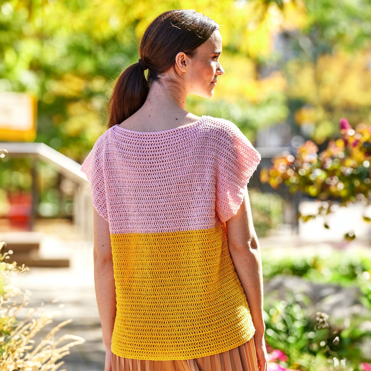 Crochet Top made in Patons Yarn