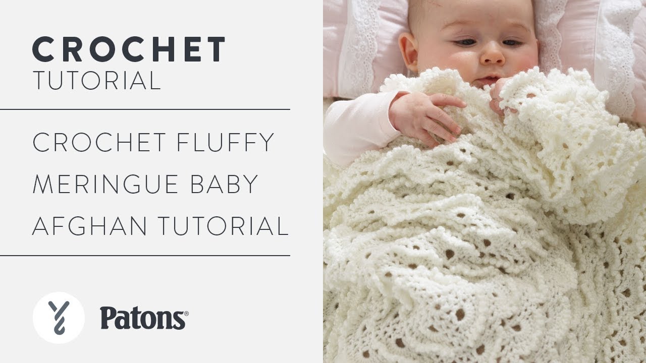 Patons Fluffy Meringue Stitch Crochet Blanket