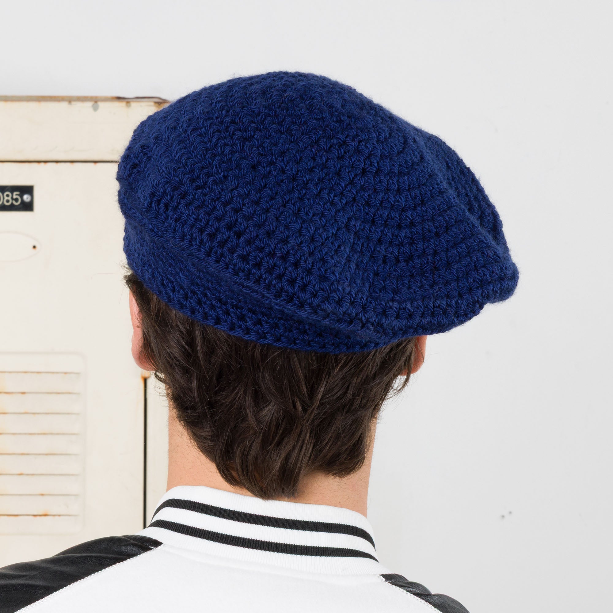 Free Easy Patons Crochet Monogram Beret Pattern | Yarnspirations