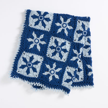 Patons Flying Snowflakes Crochet Throw Patons Flying Snowflakes Crochet Throw