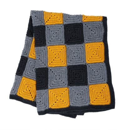 Patons Cabin Plaid Crochet Blanket Patons Cabin Plaid Crochet Blanket