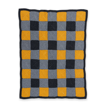 Patons Cabin Plaid Crochet Blanket Patons Cabin Plaid Crochet Blanket