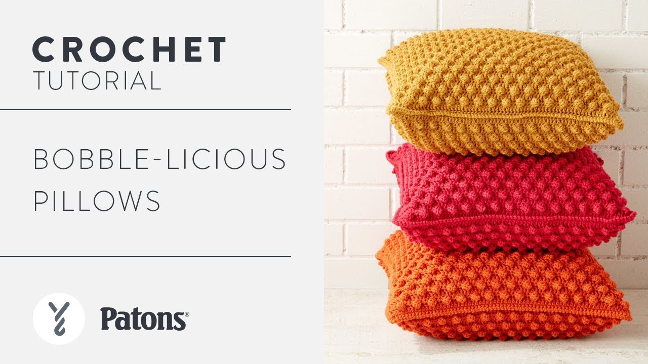 Patons Bobble-licious Pillows Crochet