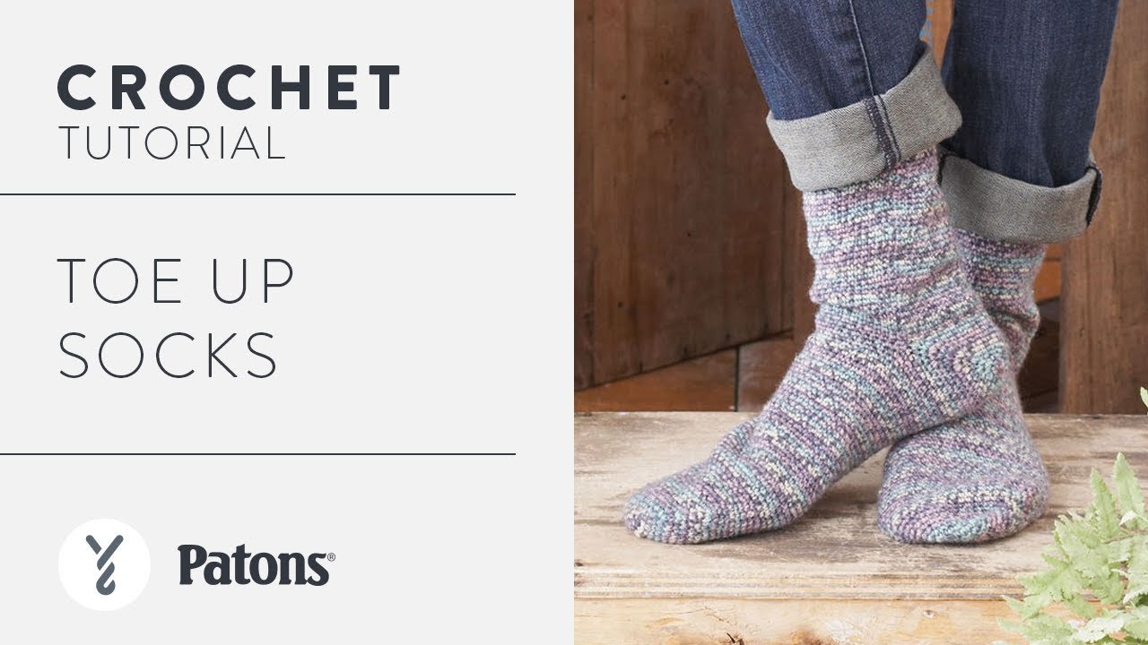 Patons Toe Up Socks Crochet