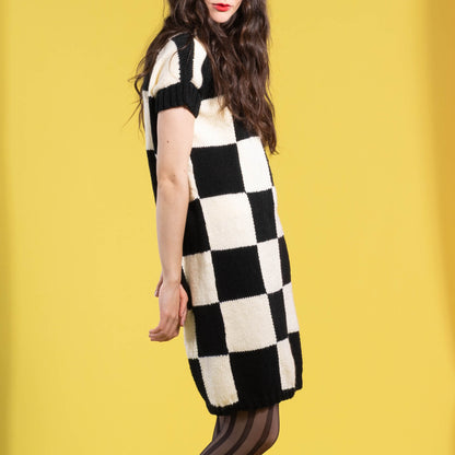 Patons Checkmate Knit Dress Patons Checkmate Knit Dress