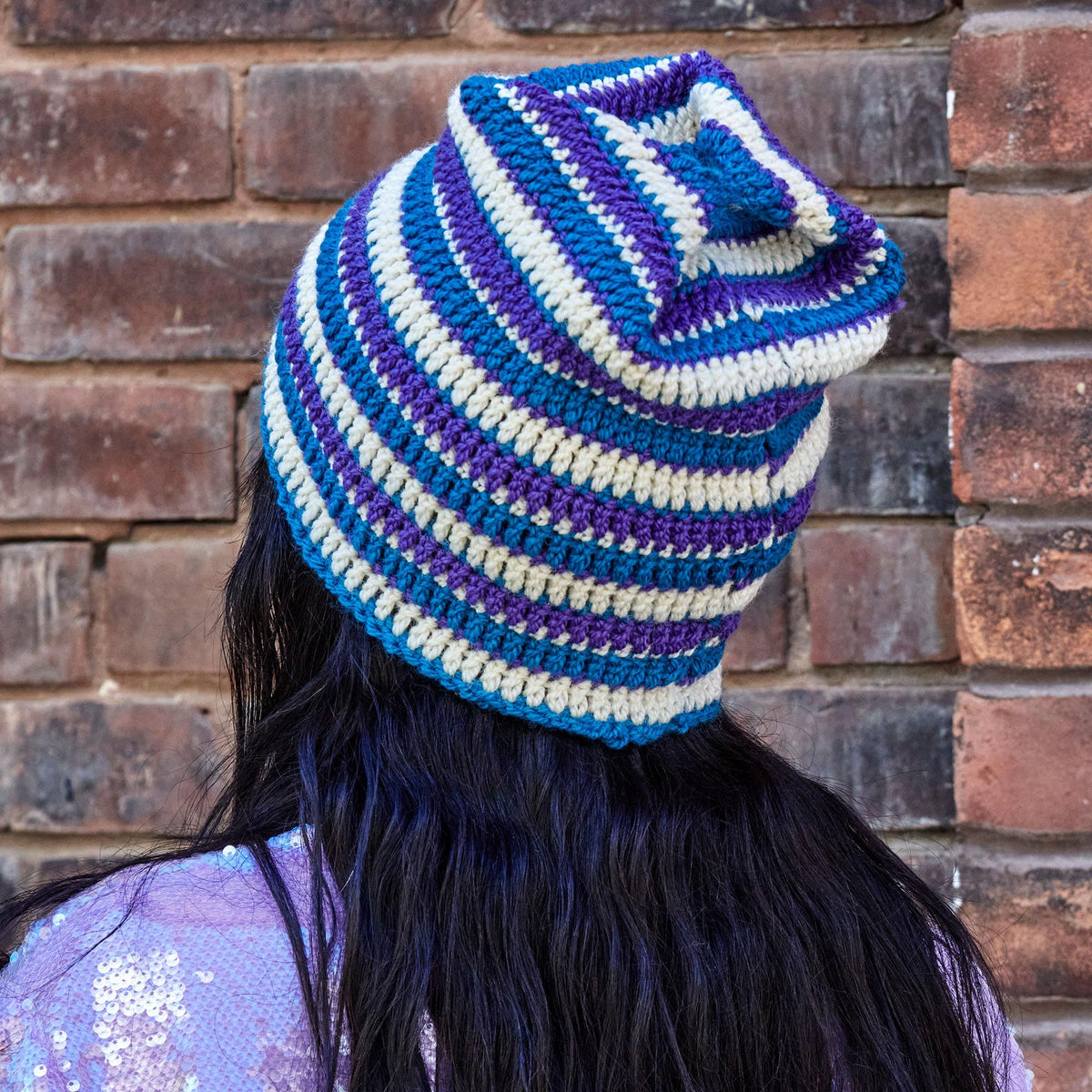 Knit Hat made in Patons Yarn